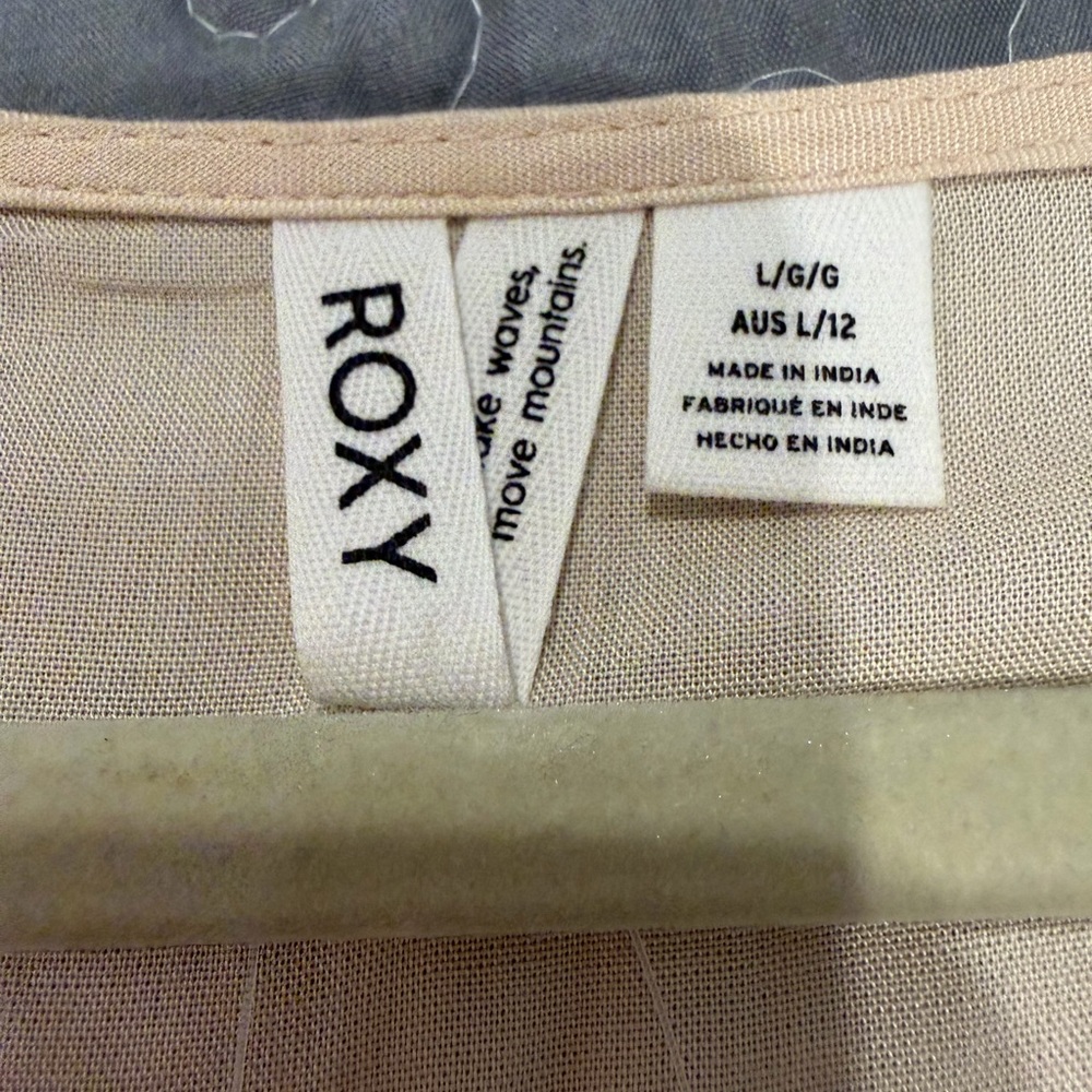 🤍✨ Roxy “Island View” Smocked Midi Dress | New With Tags | Size L - Picture 2 of 9